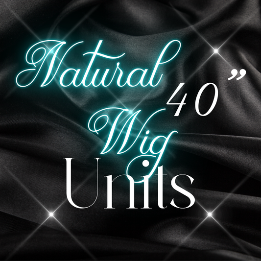 40" Wig Units-Natural