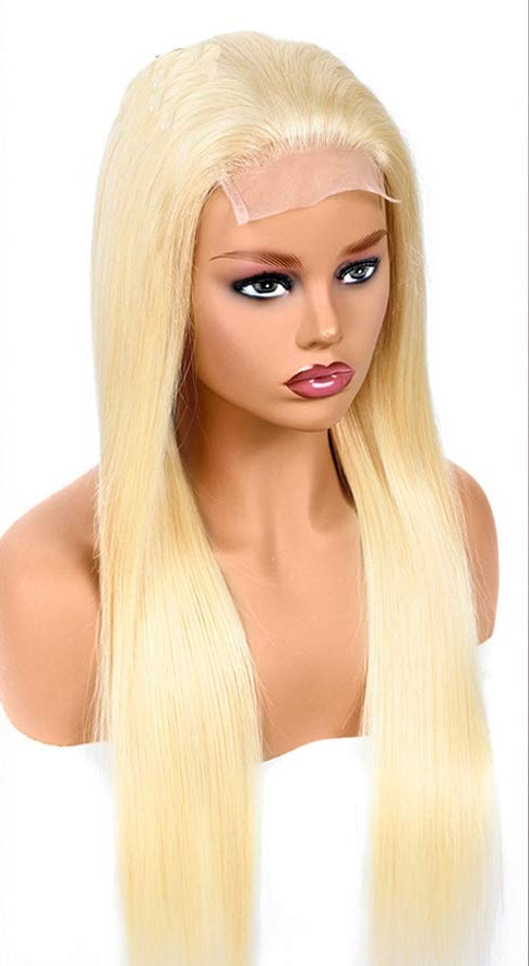 Lace Closure Wigs-Blonde