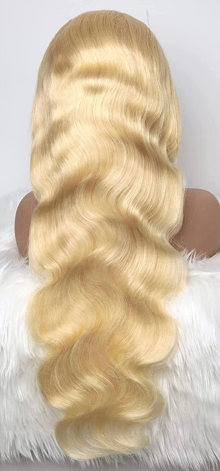 Lace Closure Wigs-Blonde